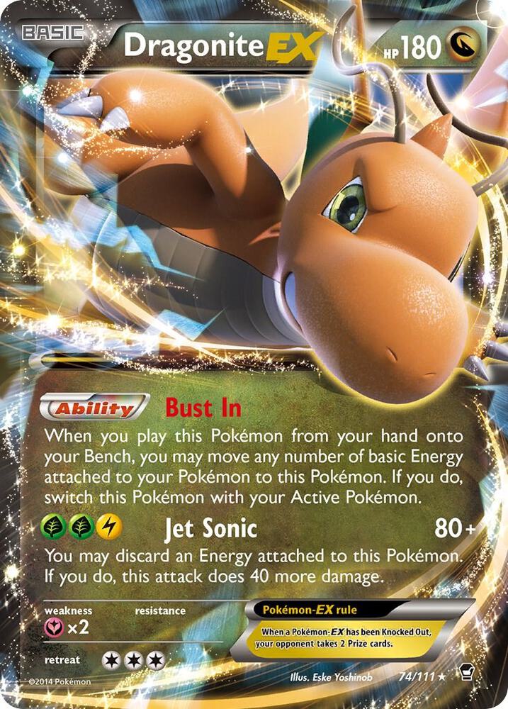 Dragonite EX #74 — Furious Fists [MP]