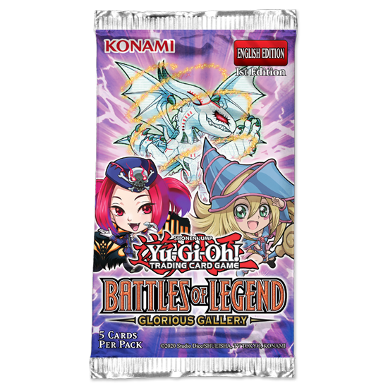 Yu-Gi-Oh Battles of Legend Glorious Gallery pack artwork