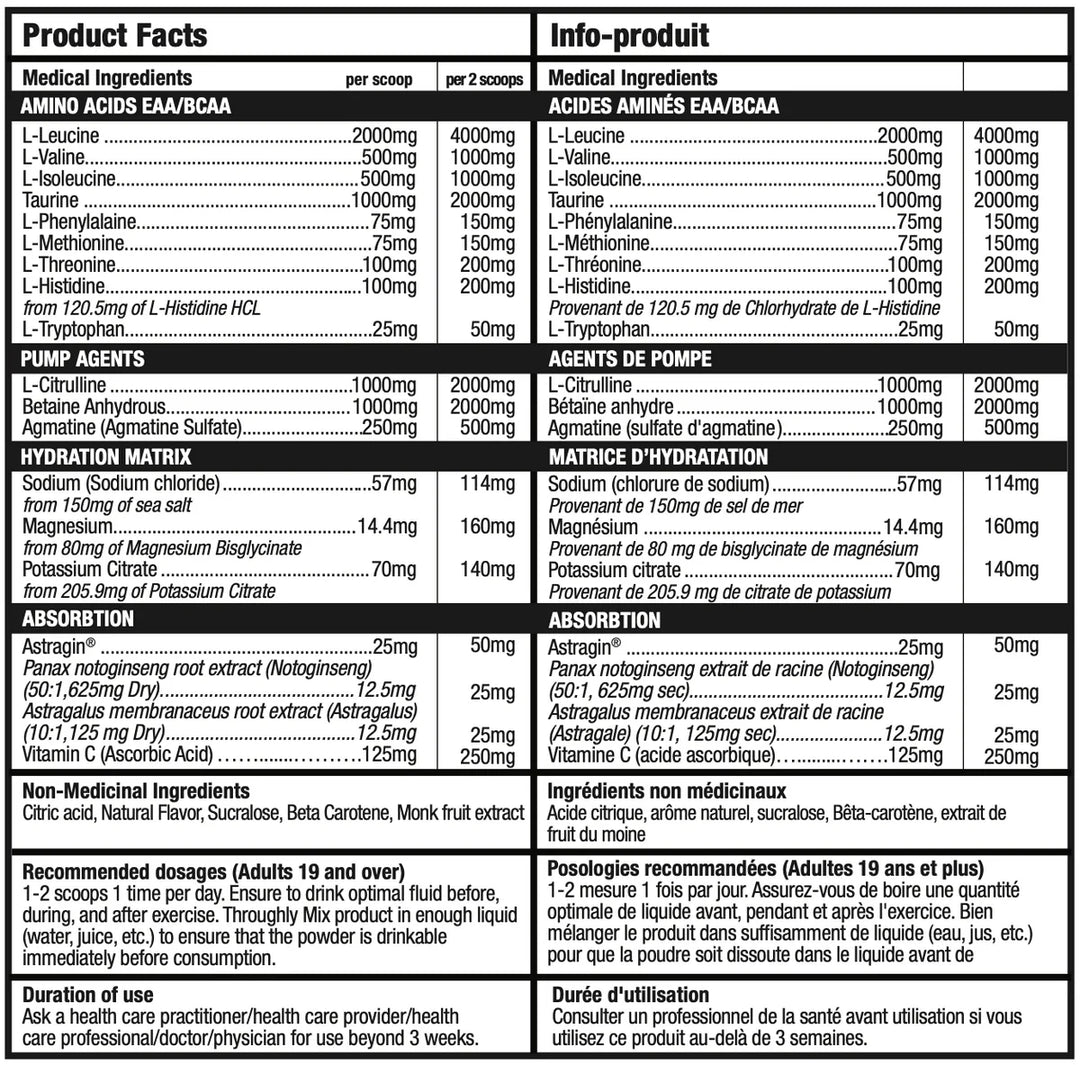 Amino Xplode EAA/BCAA + Hydration