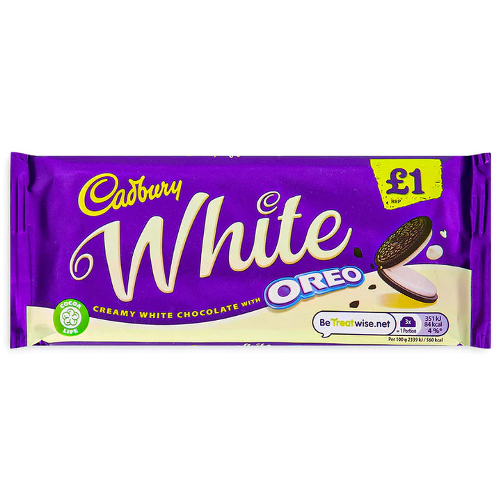 Cadbury White Oreo Bar (120g)