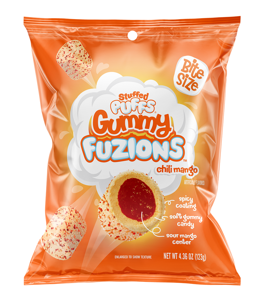 Stuffed Puffs Gummy Fuzions Chili Mango - 4.36 oz