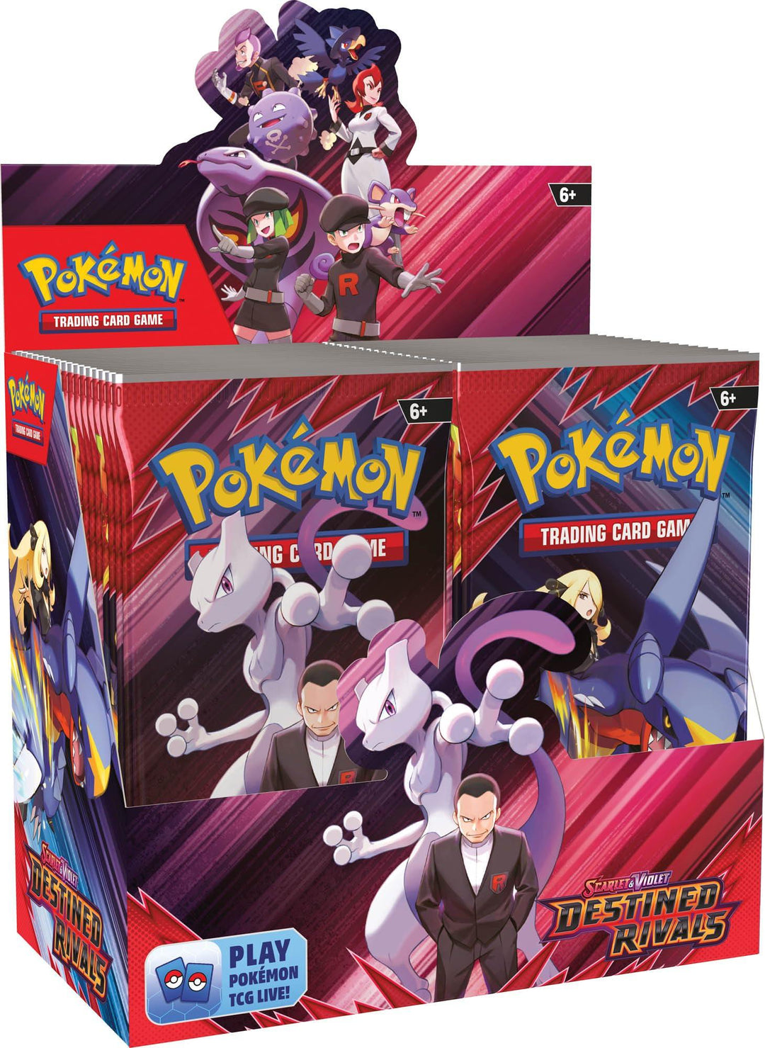 Pokémon TCG Scarlet & Violet—Destined Rivals booster display box with 36 packs