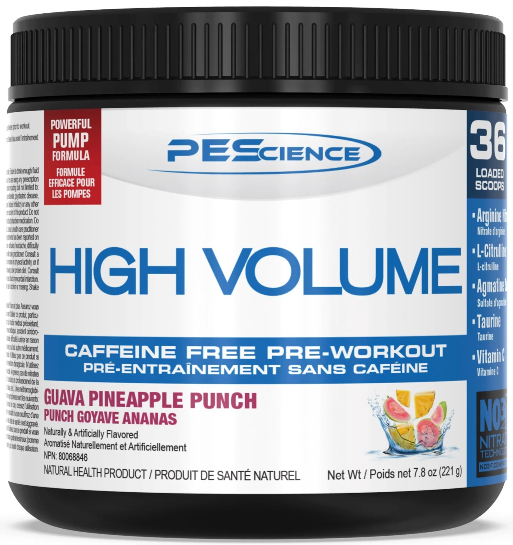 PEScience - High Volume - Stim-free Pre Workout – Curly's Sports ...