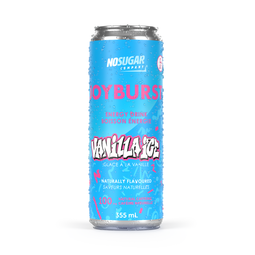 Joyburst Energy Drink - 355 mL Can - Vanilla Ice package 1