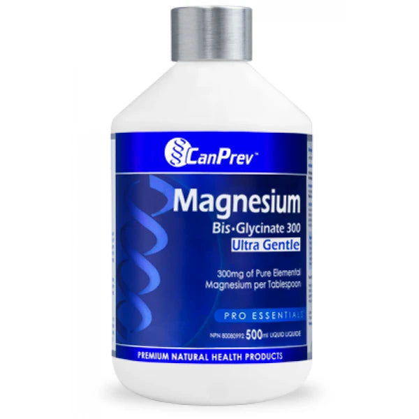 Magnesium Bis-Glycinate 300: Ultra Gentle Liquid - 500mL