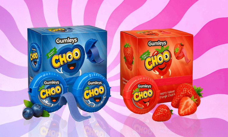 Gumleys Choo Tape Bubble Gum