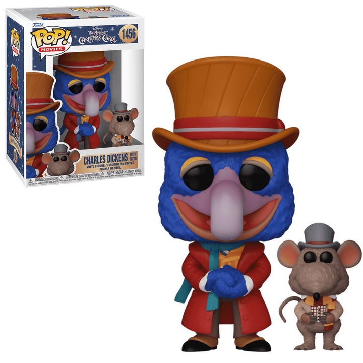 Funko POP! - Muppet's Christmas Carol - Gonzo as Charles Dickens with Rizzo