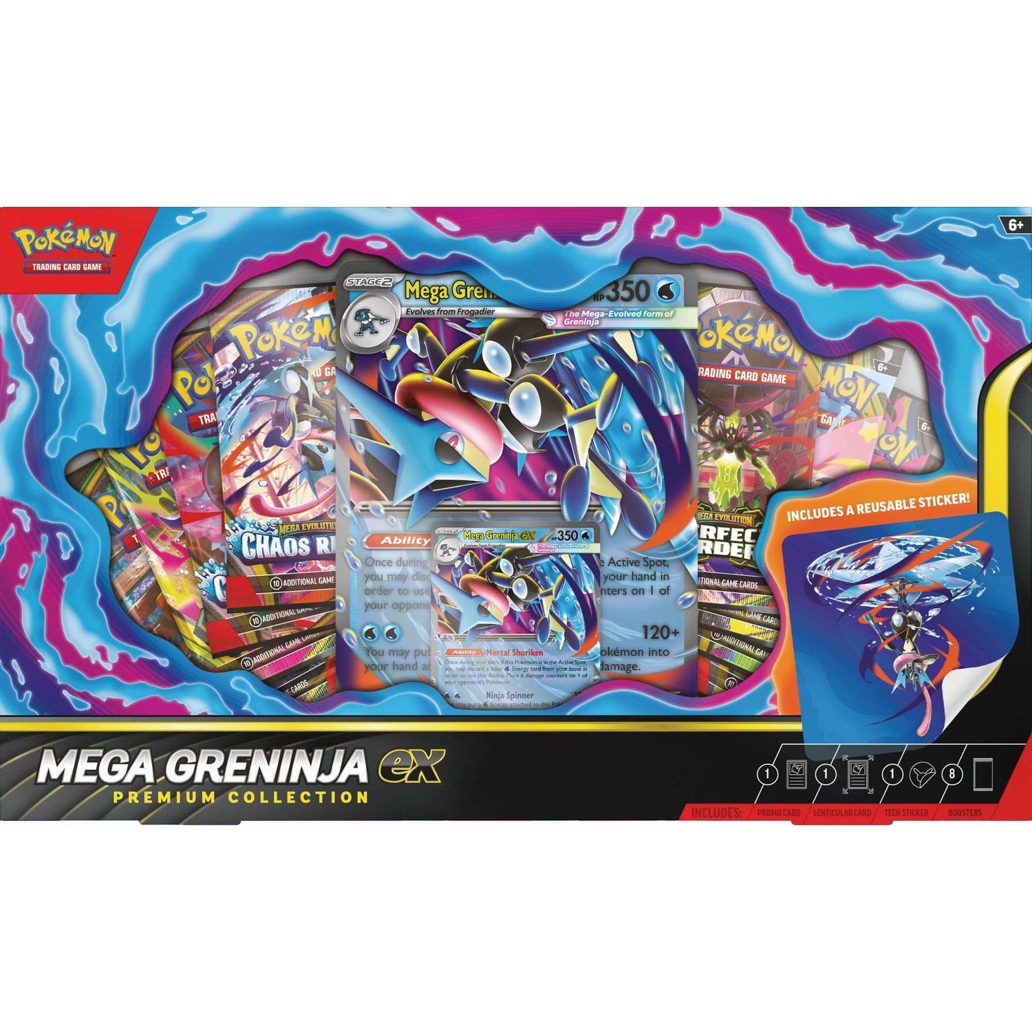 Pokemon Mega Greninja ex Premium Collection | Curly's – Curly's