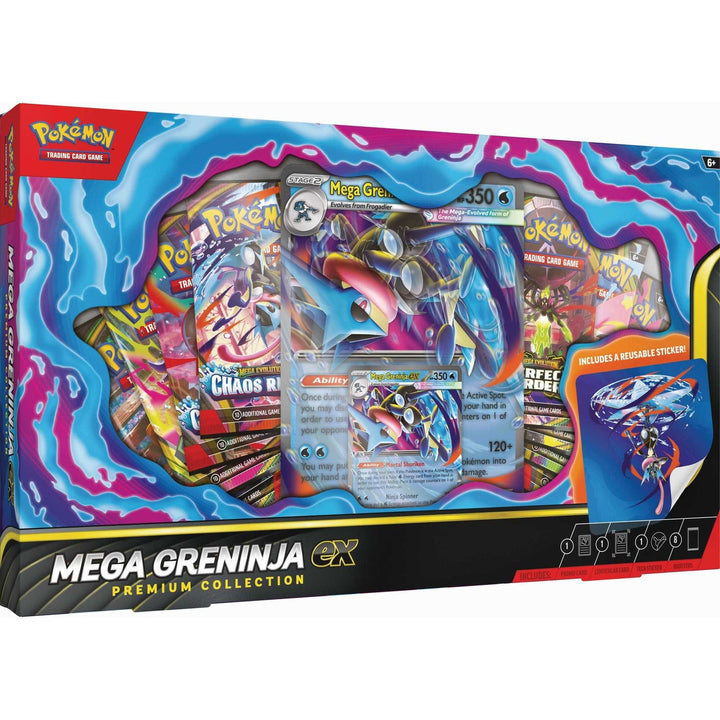 Pokemon TCG Mega Greninja ex Premium Collection contents