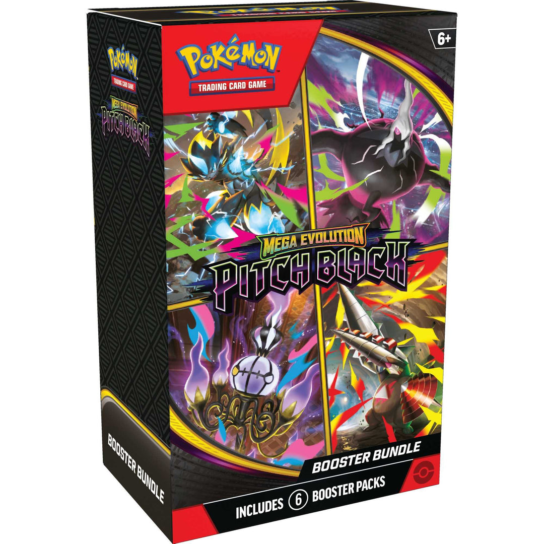 Pokemon TCG: Mega Evolution—Pitch Black Booster Bundle (6 Packs)