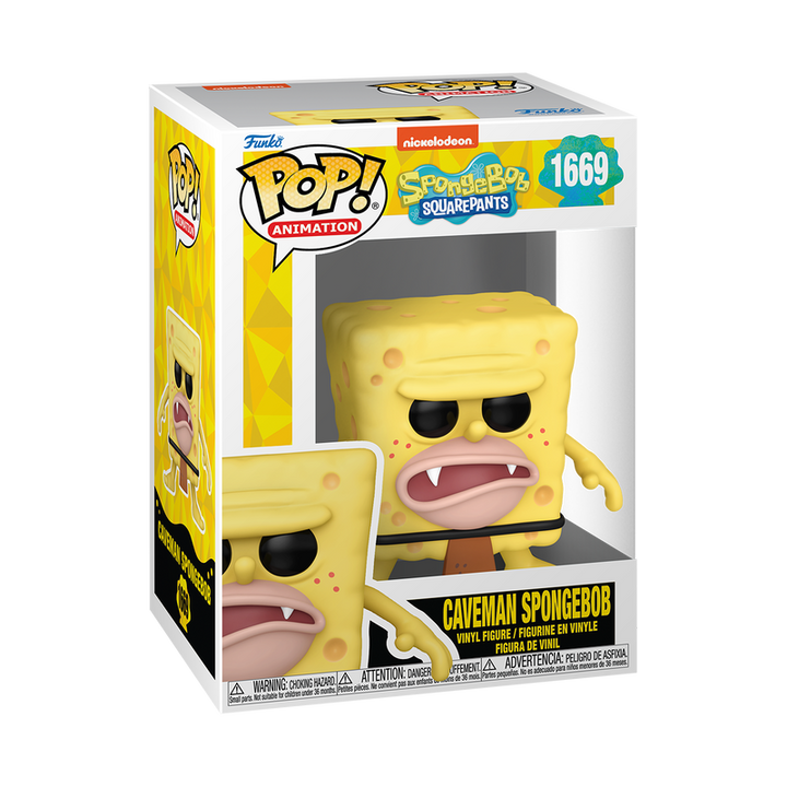 Funko POP! - Spongebob Squarepants - Caveman Spongebob (damaged box)