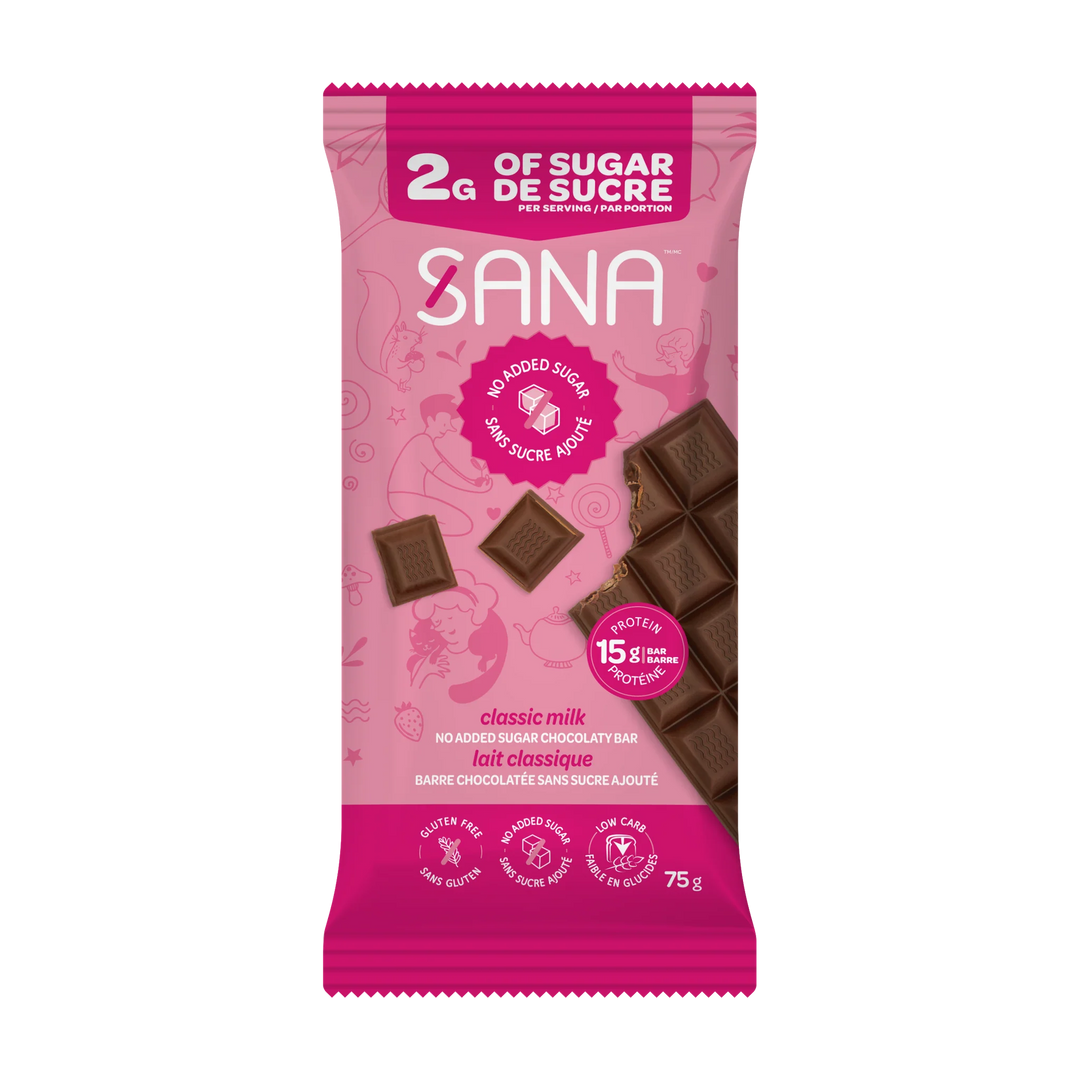 Sana - Zero sugar added chocolate bars