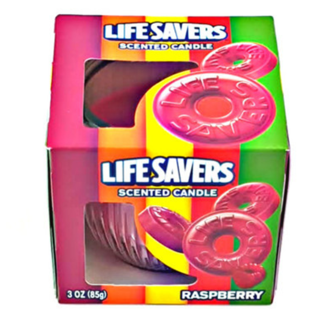 Life Savers Raspberry Scented Candle