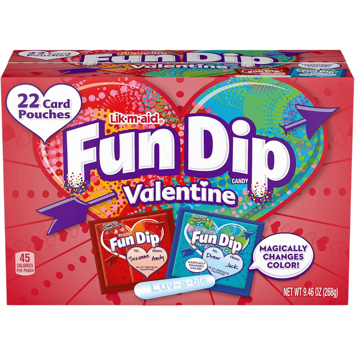 Fun Dip Valentines 22 Pouches