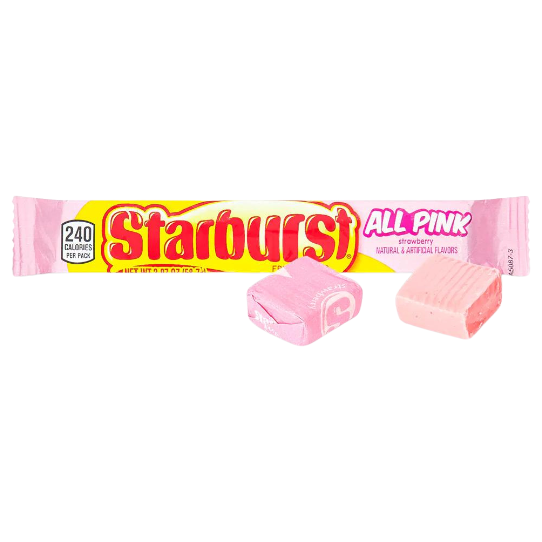 Starburst Box Fruit Chews All Pink