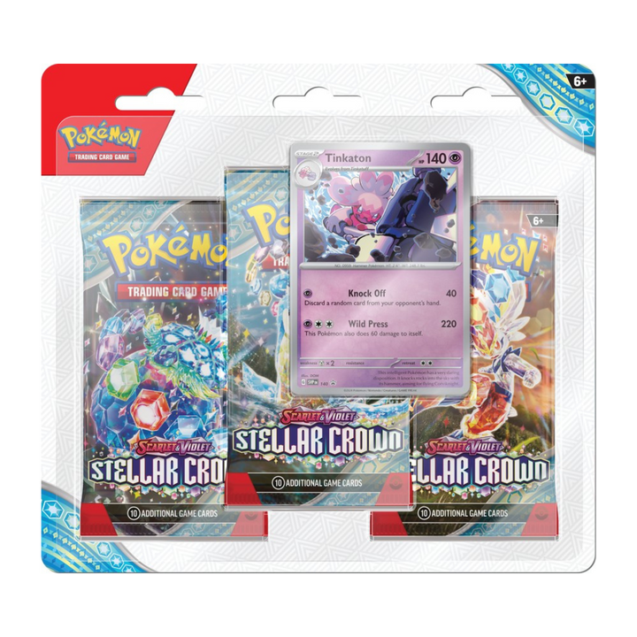 Pokémon Stellar Crown 3-Pack Blister