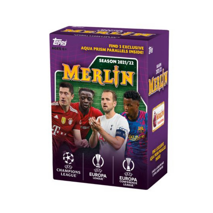 2021-2022 Topps UEFA Champions League Merlin Chrome Soccer Blaster Box