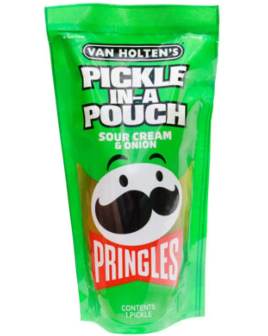Van Holten's Jumbo Pickle-In-A-Pouch - Pringles Sour Cream & Onion Single Pouch