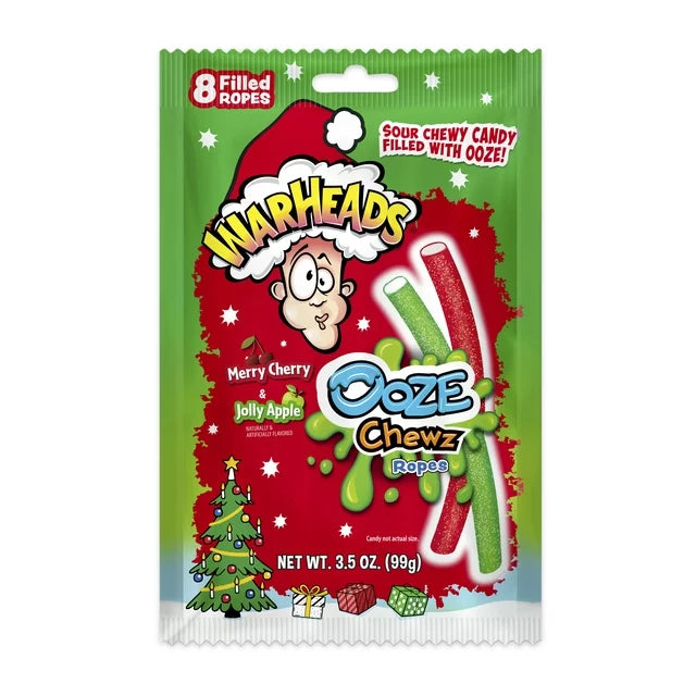 Warheads Christmas Ooze Chewz Ropes