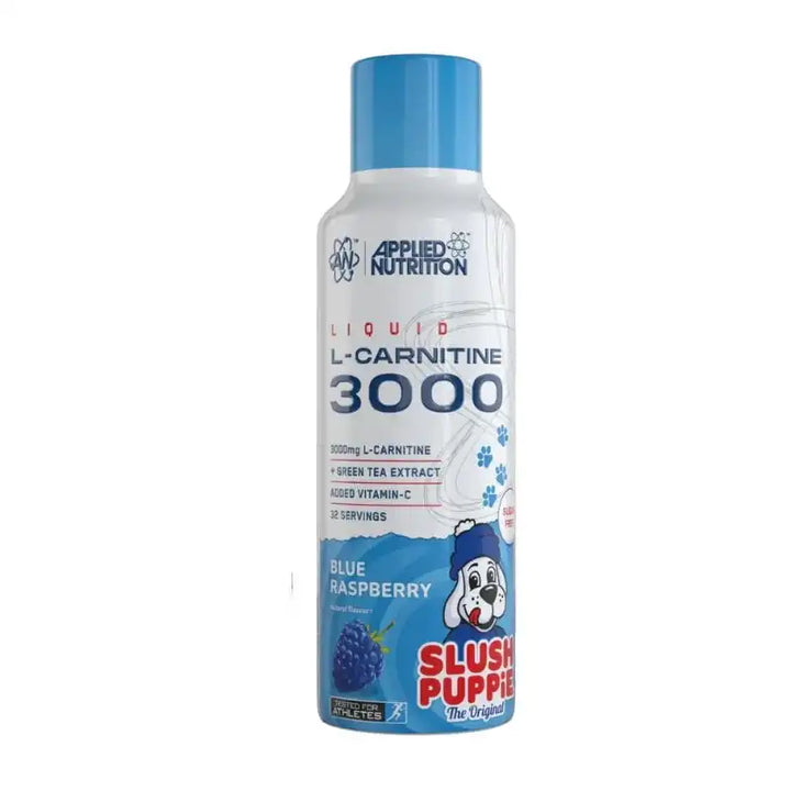 Applied Nutrition Liquid L-Carnitine 3000 — 480 mL — Slush Puppie Blue Raspberry