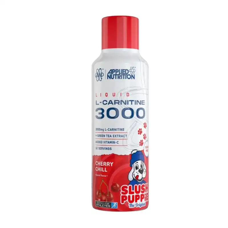 Applied Nutrition Liquid L-Carnitine 3000 — 480 mL — Slush Puppie Cherry Chill
