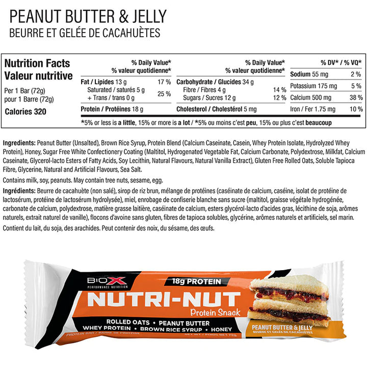 BioX Nutri-Nut Protein Bar