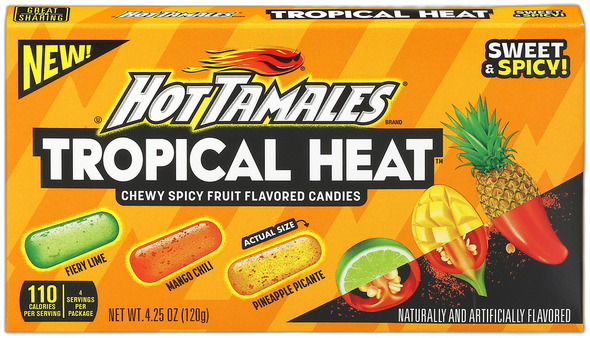 Hot Tamales Tropical Heat Theater Box 4.25 oz