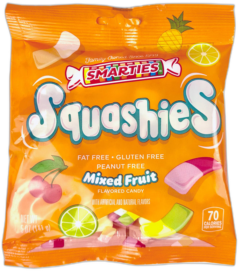 Smarties Squashies Mixed Fruit 5 oz Bag