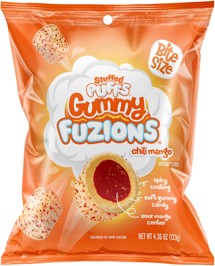 Stuffed Puffs Gummy Fuzions Chili Mango - 4.36 oz