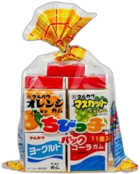 Marukawa Assorted Fruit Bubble Gum 88g