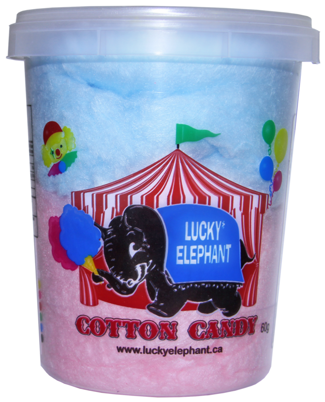 Lucky Elephant Cotton Candy Pink & Blue