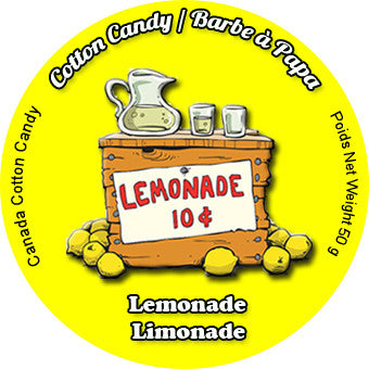 Canada Cotton Candy Lemonade cotton candy in 34oz deli container