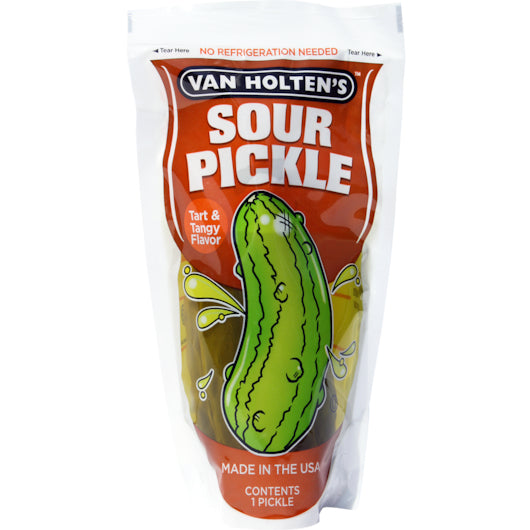 Van Holten's Large Sour Pickle-In-A-Pouch - Single Pouch