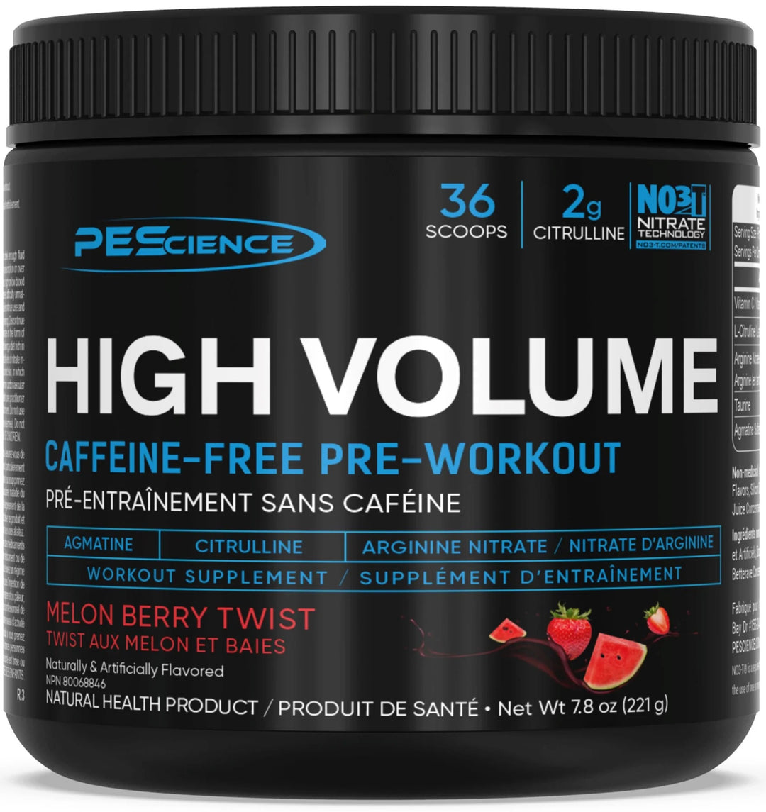 PEScience - High Volume - Stim-free Pre Workout