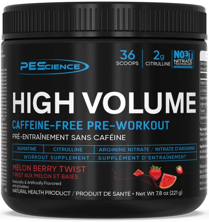 PEScience - High Volume - Stim-free Pre Workout