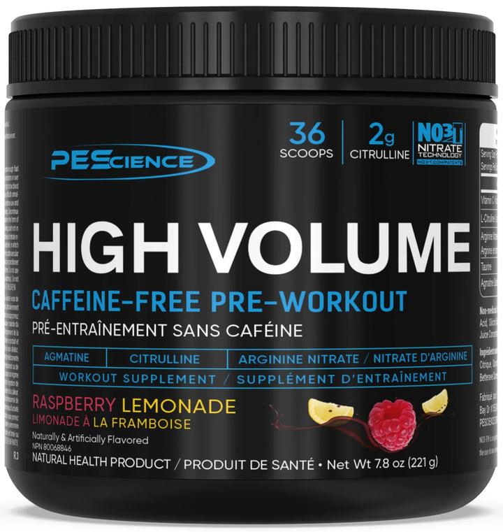 PEScience - High Volume - Stim-free Pre Workout