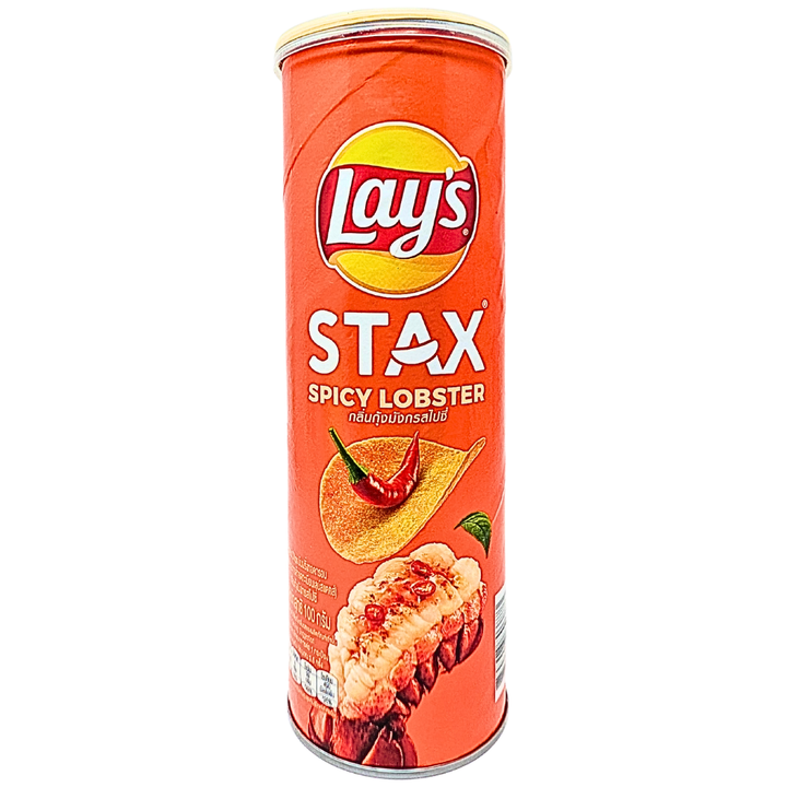 Lay's Stax Spicy Lobster Potato Crisps 100g