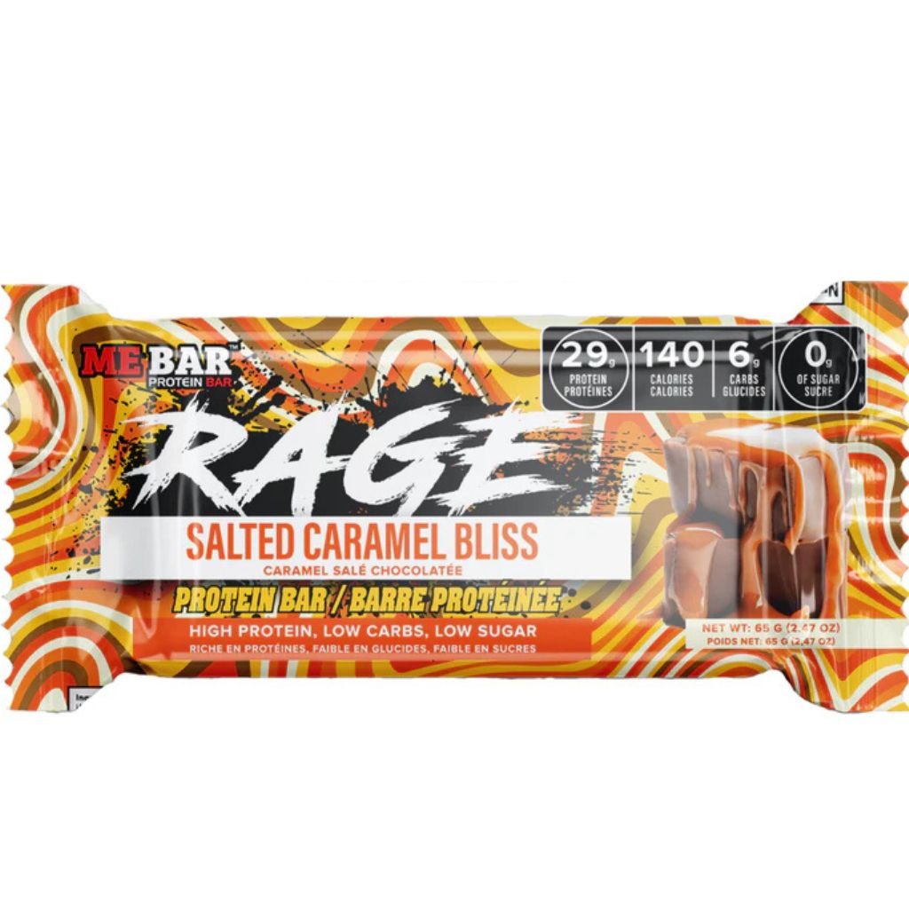 ME BAR RAGE Protein Bar - 65 g - Salted Caramel Bliss package 1