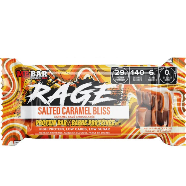 ME BAR RAGE Protein Bar - 65 g - Salted Caramel Bliss package 1