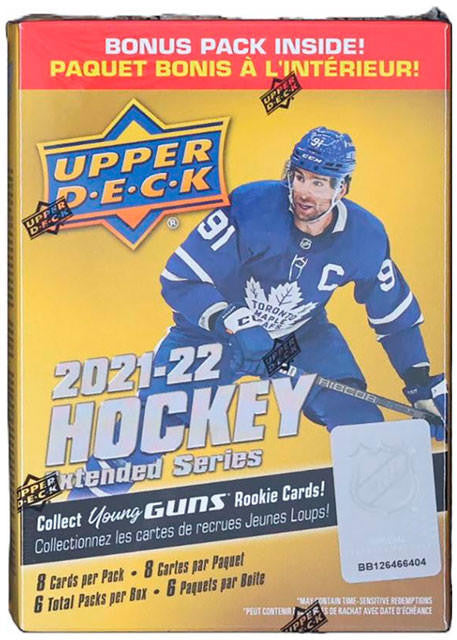 2021-22 Upper Deck Extended Series Hockey Blaster Box product image