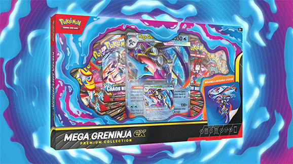 Pokemon TCG Mega Greninja ex Premium Collection box