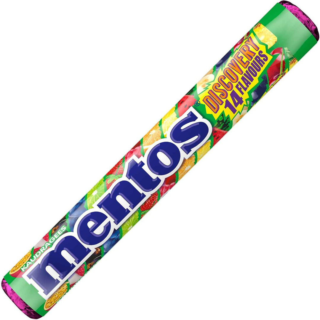 Mentos Discovery 14 Flavor Chewy Candy - Roll 37g