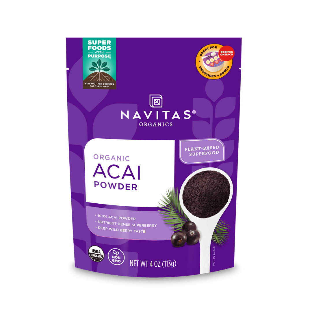 Navitas Organics Acai Powder 113g package