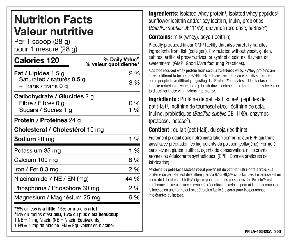 North Coast Naturals Iso Protein 100 — Unflavoured