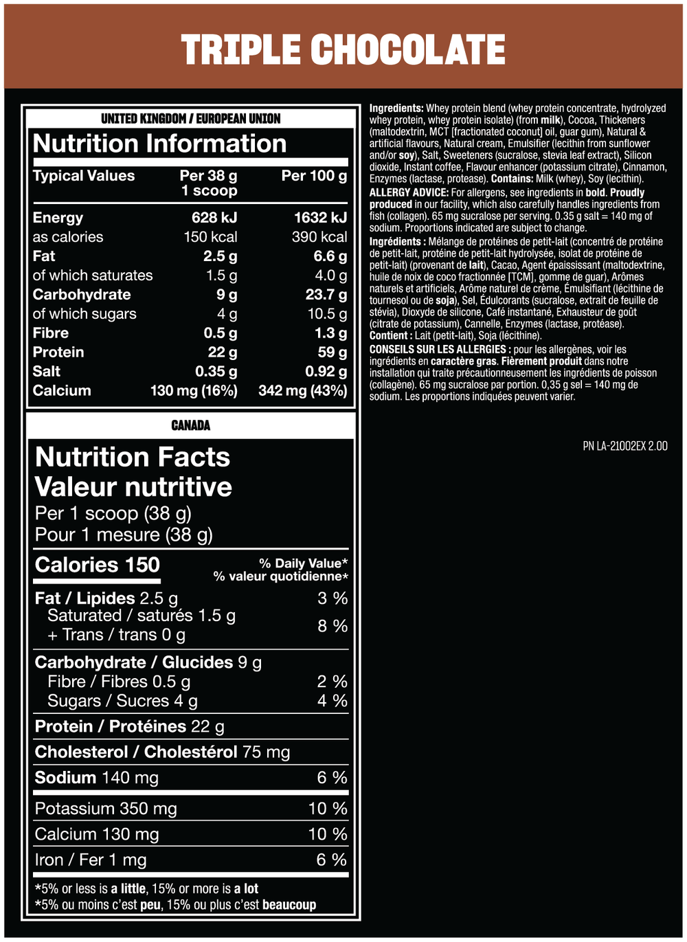 Mutant Whey — Triple Chocolate / 908 g (2 lb)