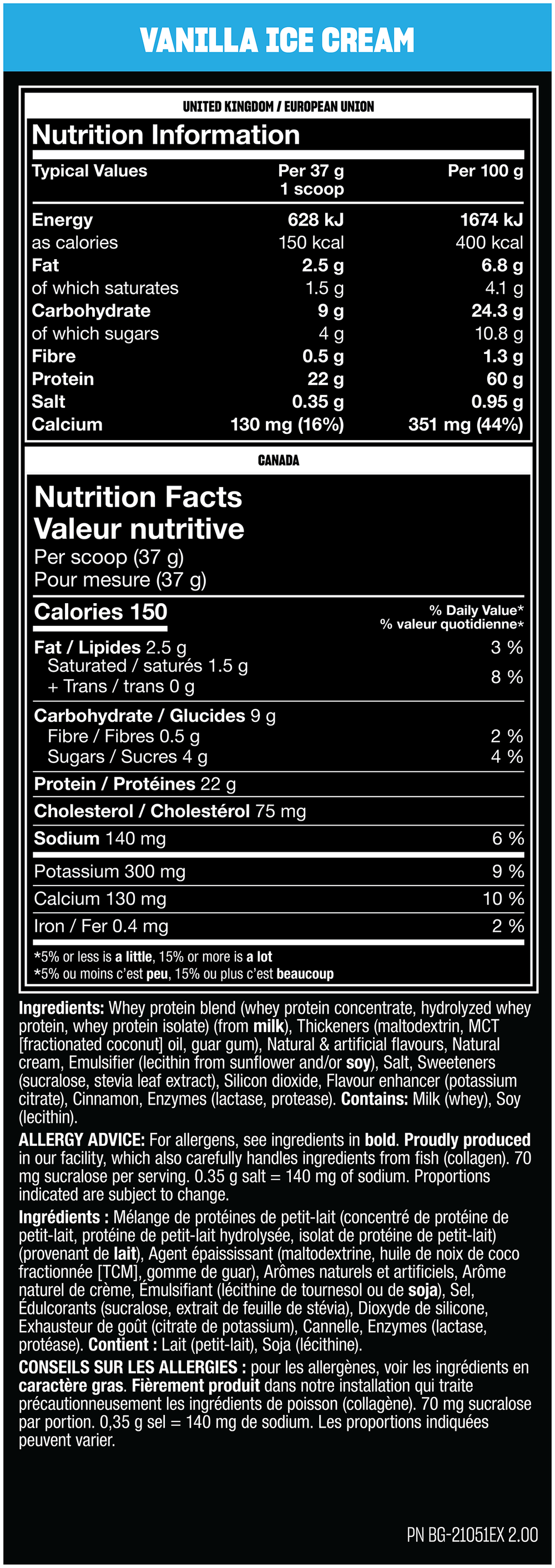 Mutant Whey — Vanilla Ice Cream / 2.27 kg (5 lb)