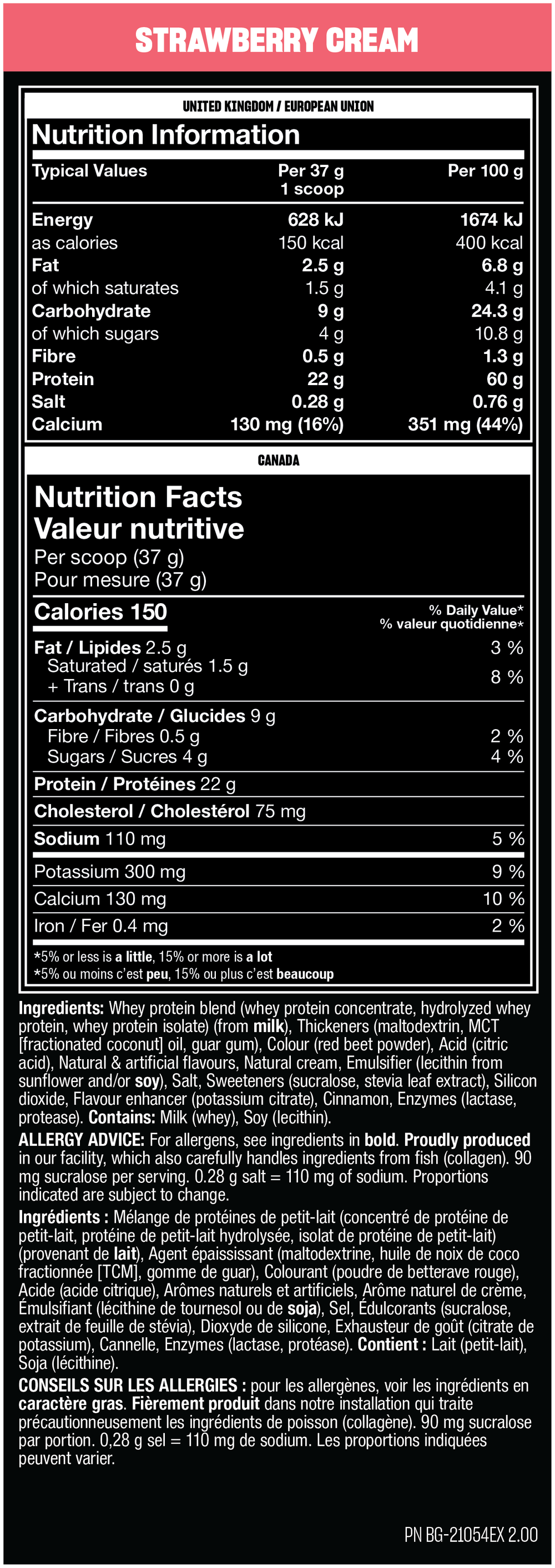 Mutant Whey — Strawberry Cream / 2.27 kg (5 lb)
