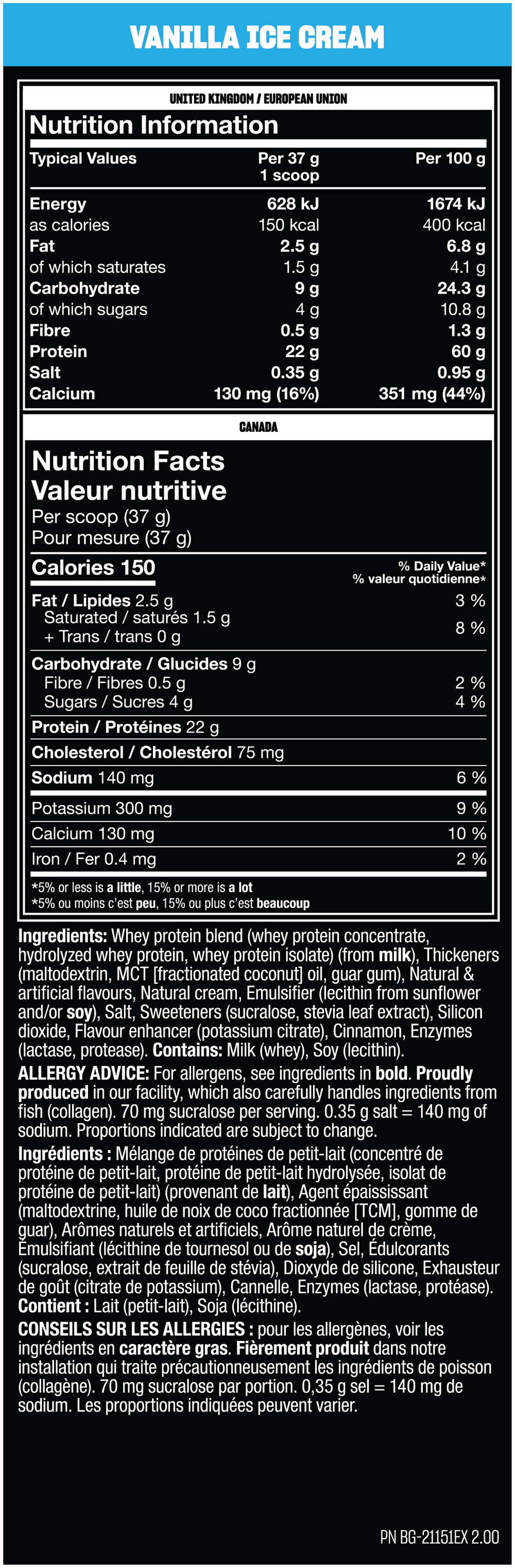 Mutant Whey — Vanilla Ice Cream / 4.54 kg (10 lb)
