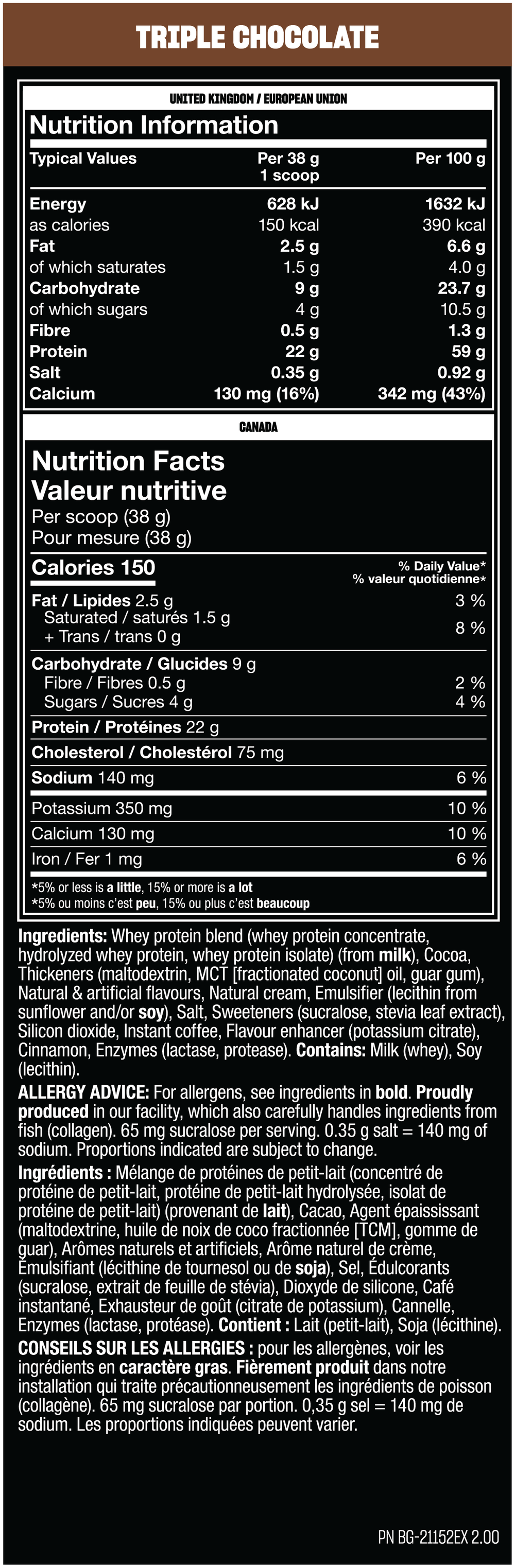 Mutant Whey — Triple Chocolate / 4.54 kg (10 lb)