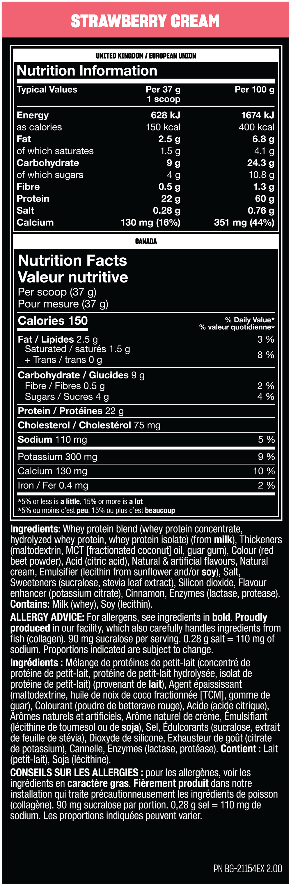 Mutant Whey — Strawberry Cream / 4.54 kg (10 lb)